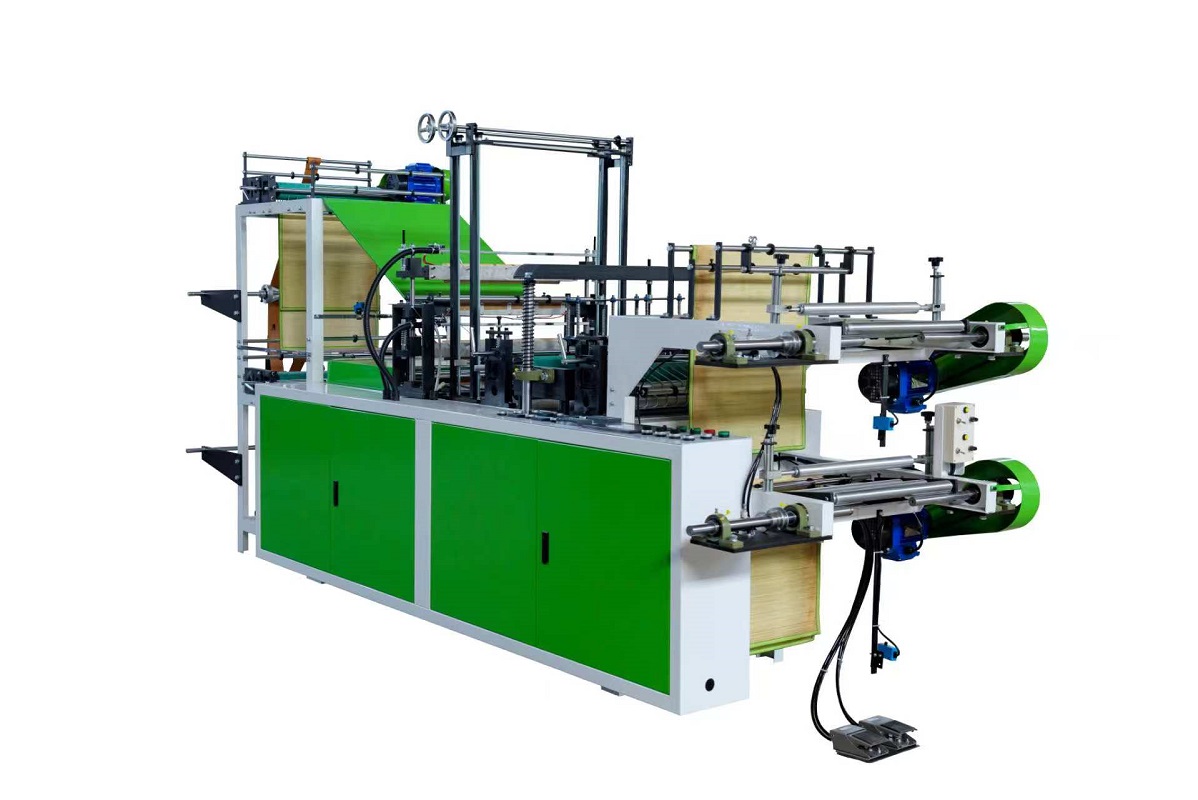KH-500 Dual-channel Continuous Roll Vest Bag Making Machine